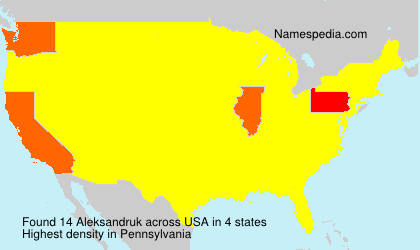Surname Aleksandruk in USA Surname Aleksandruk in USA