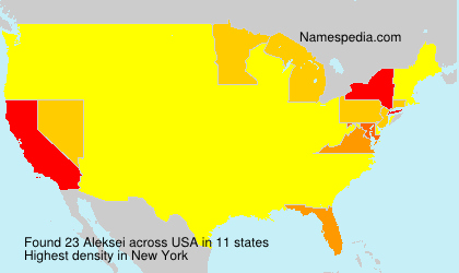 Surname Aleksei in USA Surname Aleksei in USA