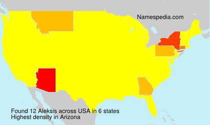 Surname Aleksis in USA Surname Aleksis in USA