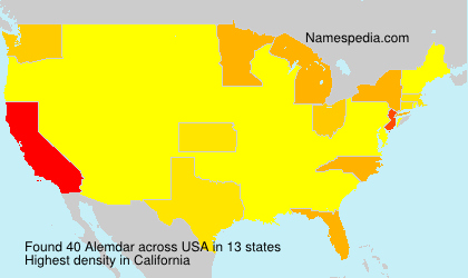 Surname Alemdar in USA Surname Alemdar in USA