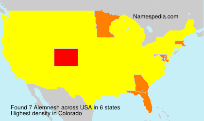 Surname Alemnesh in USA Surname Alemnesh in USA