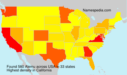 Surname Alemu in USA Surname Alemu in USA