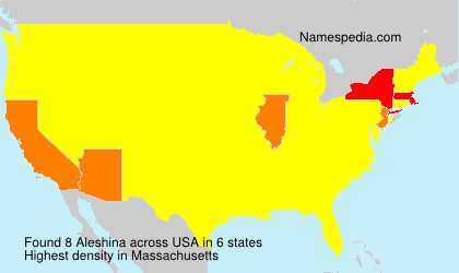 Surname Aleshina in USA
