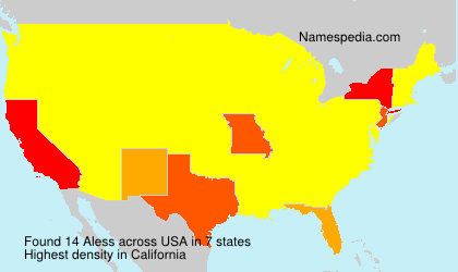 Surname Aless in USA Surname Aless in USA