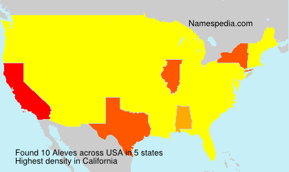 Surname Aleves in USA Surname Aleves in USA