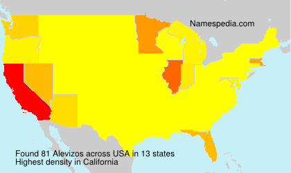Surname Alevizos in USA