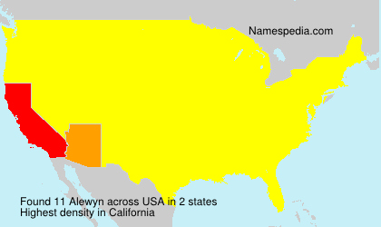 Surname Alewyn in USA Surname Alewyn in USA
