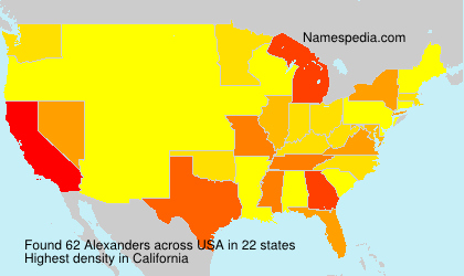Surname Alexanders in USA Surname Alexanders in USA