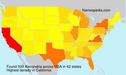 Surname Alexandria in USA Surname Alexandria in USA