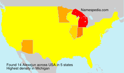 Surname Alexejun in USA Surname Alexejun in USA