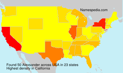 Surname Alexsander in USA Surname Alexsander in USA