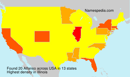 Surname Alfanso in USA Surname Alfanso in USA