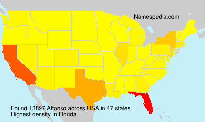 Surname Alfonso in USA