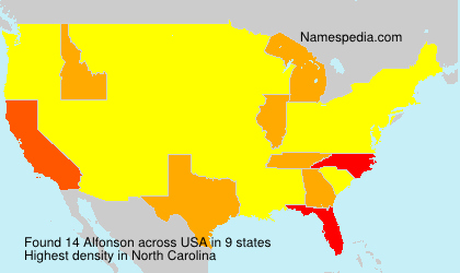 Surname Alfonson in USA Surname Alfonson in USA