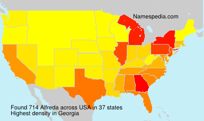 Surname Alfreda in USA