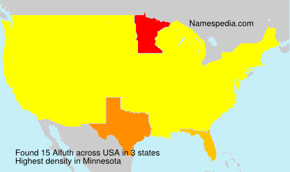 Surname Alfuth in USA Surname Alfuth in USA