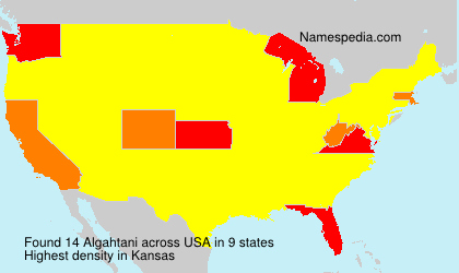 Surname Algahtani in USA Surname Algahtani in USA