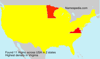 Surname Algino in USA Surname Algino in USA