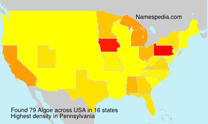 Surname Algoe in USA Surname Algoe in USA