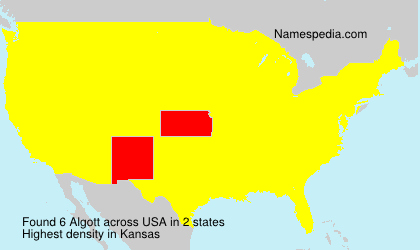 Surname Algott in USA Surname Algott in USA