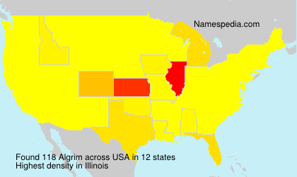 Surname Algrim in USA Surname Algrim in USA
