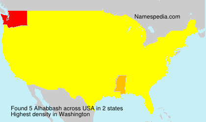 Surname Alhabbash in USA Surname Alhabbash in USA