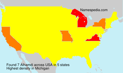 Surname Alhamdi in USA Surname Alhamdi in USA