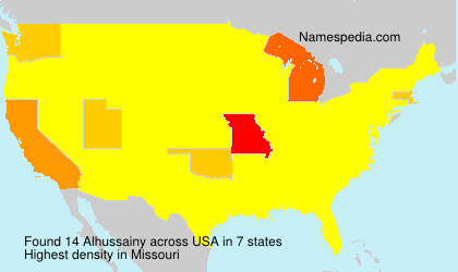 Surname Alhussainy in USA Surname Alhussainy in USA