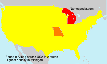 Surname Alibeg in USA Surname Alibeg in USA