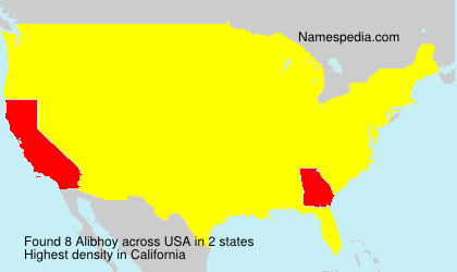 Surname Alibhoy in USA Surname Alibhoy in USA