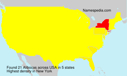 Surname Alibocas in USA Surname Alibocas in USA