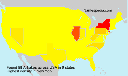 Surname Alikakos in USA Surname Alikakos in USA