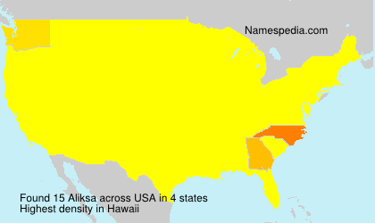 Surname Aliksa in USA Surname Aliksa in USA