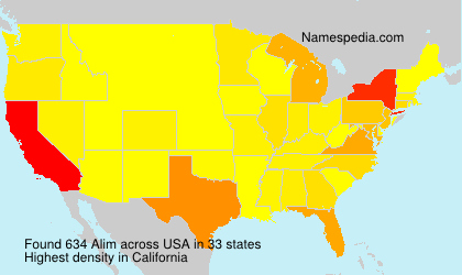 Surname Alim in USA Surname Alim in USA