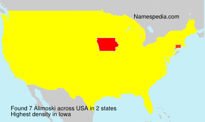 Surname Alimoski in USA Surname Alimoski in USA