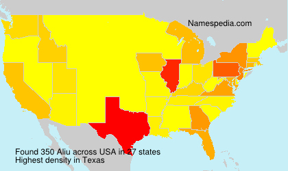 Surname Aliu in USA Surname Aliu in USA