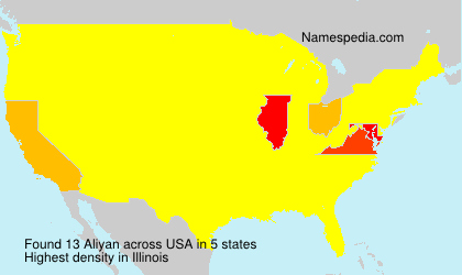 Surname Aliyan in USA Surname Aliyan in USA