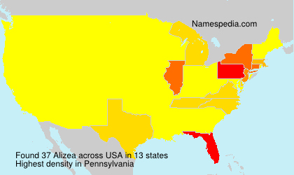 Surname Alizea in USA Surname Alizea in USA