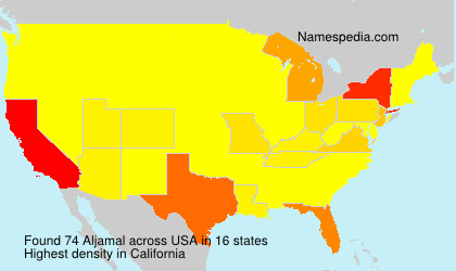 Surname Aljamal in USA Surname Aljamal in USA