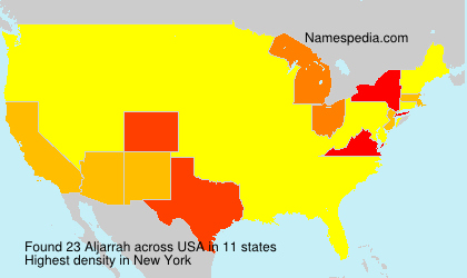 Surname Aljarrah in USA Surname Aljarrah in USA