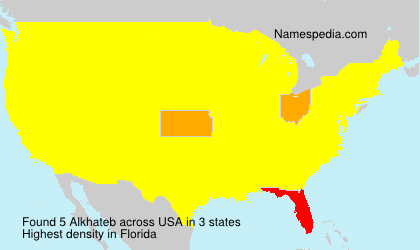 Surname Alkhateb in USA Surname Alkhateb in USA