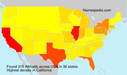 Surname Alkhatib in USA Surname Alkhatib in USA