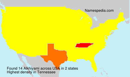 Surname Alkhiyami in USA