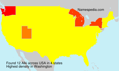 Surname Alki in USA Surname Alki in USA