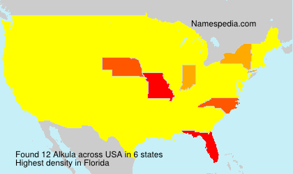 Surname Alkula in USA Surname Alkula in USA