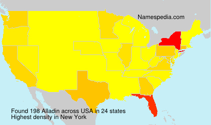 Surname Alladin in USA Surname Alladin in USA