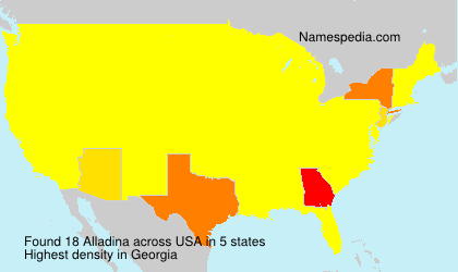 Surname Alladina in USA Surname Alladina in USA