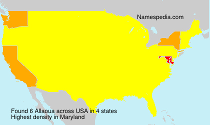 Surname Allaoua in USA Surname Allaoua in USA
