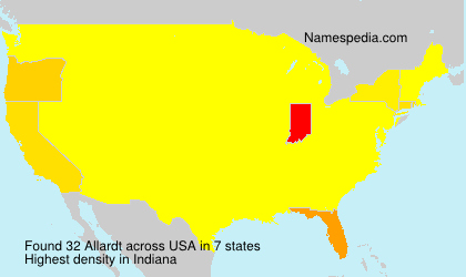 Surname Allardt in USA Surname Allardt in USA
