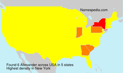 Surname Allexander in USA Surname Allexander in USA